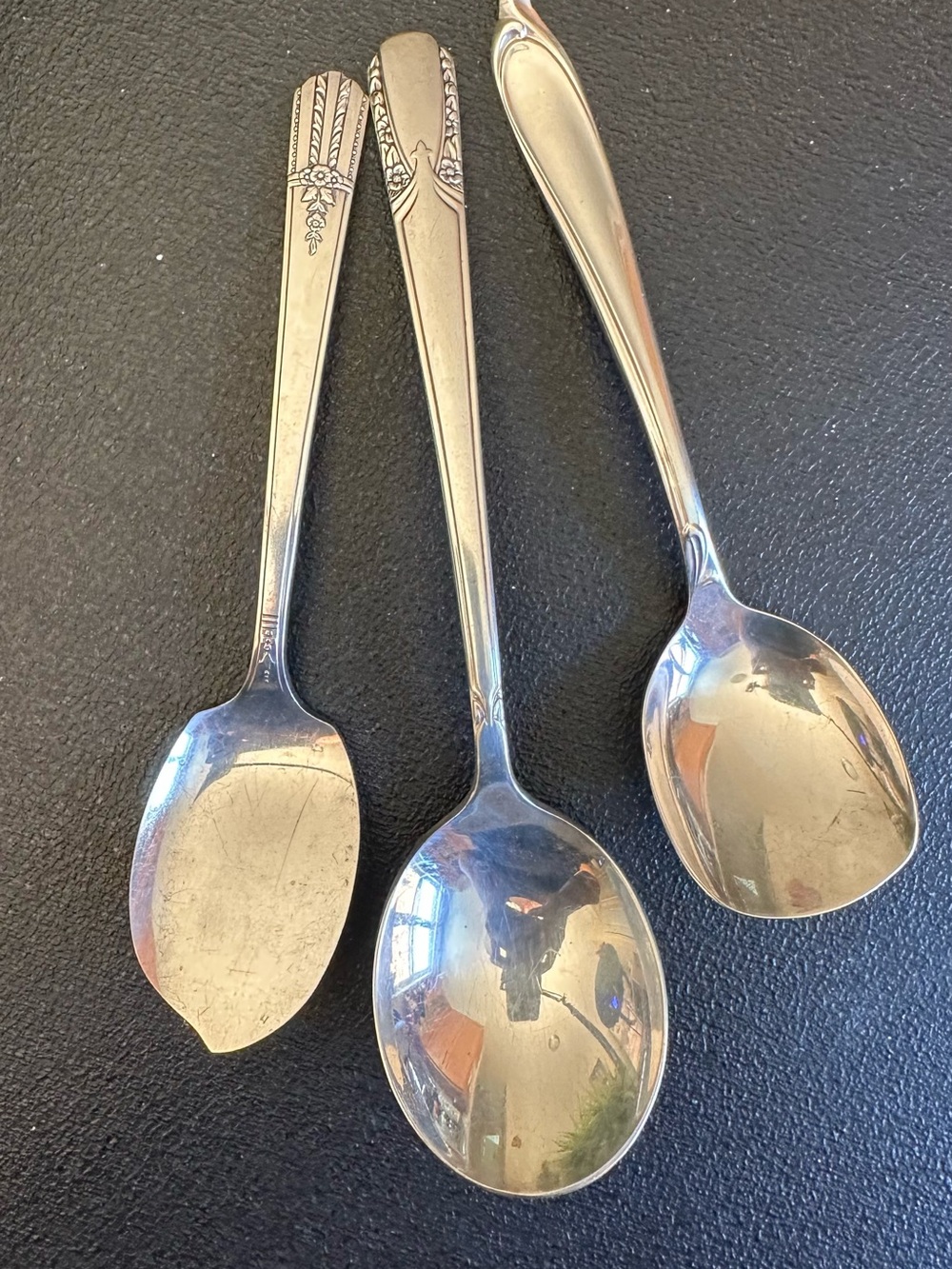 Silver coated Serving Spoons - Set of 3